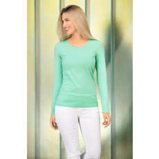 Malfini ADL139 SLIM Hosszú ujjú női póló (menta, XXL) Malfini