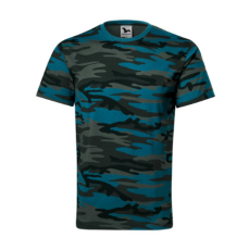 Malfini ADL144 CAMOUFLAGE Terepszínű póló (terepszín petrol kék, 3XL) Malfini