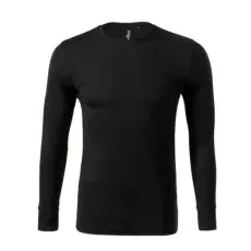 Malfini ADL159 MERINO RISE Merino Gyapjú Hosszú ujjú Férfi Póló (fekete, M) Malfini