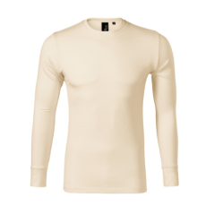 Malfini ADL159 MERINO RISE Merino Gyapjú Hosszú ujjú Férfi Póló (mandulasárga, XL) Malfini