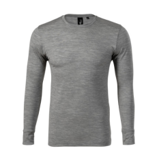 Malfini ADL159 MERINO RISE Merino Gyapjú Hosszú ujjú Férfi Póló (sötétszürke, XXL) Malfini