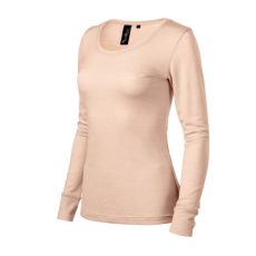 Malfini ADL160 MERINO RISE Merino Gyapjú Hosszú Ujjú Női Póló (cameo, M) Malfini
