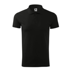 Malfini ADL202 SINGLE J. Galléros férfi póló (fekete, XL) Malfini