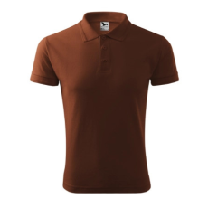 Malfini ADL203 PIQUE Galléros férfi póló (csokoládébarna, XL) Malfini