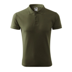 Malfini ADL203 PIQUE Galléros férfi póló (military, M) Malfini