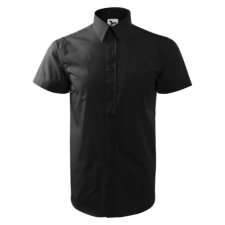 Malfini ADL207 CHIC Rövid ujjú férfi ing (fekete, 3XL) Malfini munkaruha
