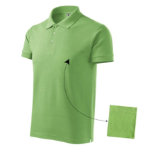 Malfini ADL212 COTTON Galléros férfi póló (borsózöld, L) Malfini munkaruha