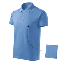 Malfini ADL212 COTTON Galléros férfi póló (égszínkék, XXL) Malfini munkaruha