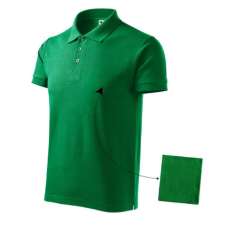 Malfini ADL212 COTTON Galléros férfi póló (fűzöld, XXL) Malfini