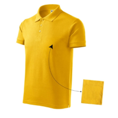 Malfini ADL212 COTTON Galléros férfi póló (sárga, L) Malfini
