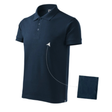 Malfini ADL212 COTTON Galléros férfi póló (tengerkék, XL) Malfini