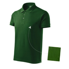 Malfini ADL212 COTTON Galléros férfi póló (üvegzöld, 3XL) Malfini