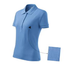 Malfini ADL213 COTTON Galléros női póló (égszínkék, M) Malfini munkaruha