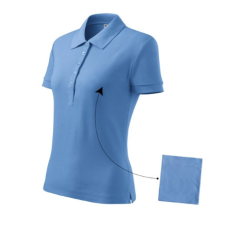 Malfini ADL213 COTTON Galléros női póló (égszínkék, XL) Malfini
