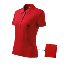 Malfini ADL213 COTTON Galléros női póló (piros, M) Malfini munkaruha
