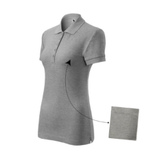 Malfini ADL213 COTTON Galléros női póló (sötétszürke, XL) Malfini