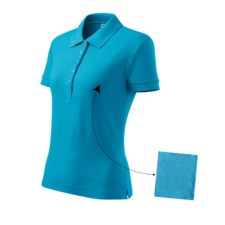 Malfini ADL213 COTTON Galléros női póló (türkiz, XXL) Malfini munkaruha