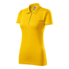 Malfini ADL223 SINGLE J. Galléros női póló (sárga, XL) Malfini