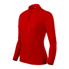 Malfini ADL231 PIQUE Galléros hosszú ujjú női póló (piros, XL) Malfini
