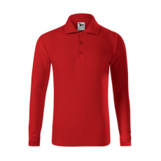 Malfini ADL241 PIQUE Hosszú ujjú gyerek póló (piros, 122 cm/6 éves) Malfini