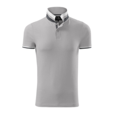 Malfini ADL256 COLLAR UP Galléros férfi póló (ezüst, XXL) Malfini munkaruha