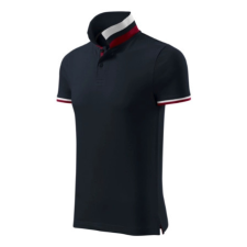 Malfini ADL256 COLLAR UP Galléros férfi póló (szürkéskék, XL) Malfini munkaruha