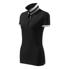 Malfini ADL257 COLLAR UP Galléros női póló (fekete, XXL) Malfini munkaruha
