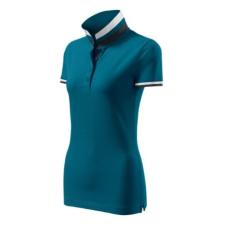 Malfini ADL257 COLLAR UP Galléros női póló (petrol kék, XL) Malfini munkaruha