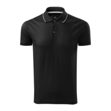 Malfini ADL259 GRAND Galléros férfi póló (fekete, XL) Malfini munkaruha