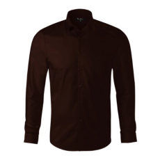 Malfini ADL262 DYNAMIC Hosszú ujjú férfi ing (kávé, XL) Malfini