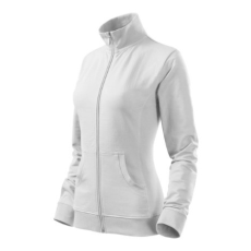 Malfini ADL409 VIVA Cipzáros női pulóver (fehér) Malfini
