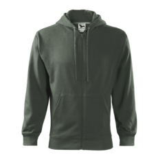 Malfini ADL410 TRENDY ZIPPER Cipzáros férfi pulóver (sötét palakő, XL) Malfini