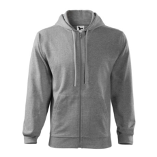 Malfini ADL410 TRENDY ZIPPER Cipzáros férfi pulóver (sötétszürke, S) Malfini