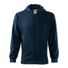Malfini ADL410 TRENDY ZIPPER Cipzáros férfi pulóver (tengerkék, XL) Malfini munkaruha
