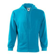 Malfini ADL410 TRENDY ZIPPER Cipzáros férfi pulóver (türkiz, XL) Malfini