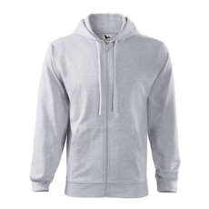 Malfini ADL410 TRENDY ZIPPER Cipzáros férfi pulóver (világos szürke, 3XL) Malfini