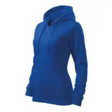 Malfini ADL411 TRENDY ZIPPER Cipzáros női pulóver (királykék, XXL) Malfini