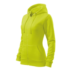 Malfini ADL411 TRENDY ZIPPER Cipzáros női pulóver (lime, XXL) Malfini