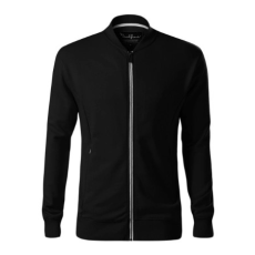 Malfini ADL453 BOMBER Cipzáros férfi pulóver (fekete, XL) Malfini
