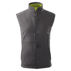 Malfini ADL517 VISION Férfi softshell mellény (acélszürke, 3XL) Malfini