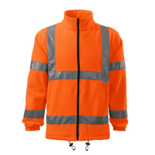 Malfini ADL5V1 HV Jól láthatósági polár dzseki (narancs, 3XL) Malfini láthatósági ruházat