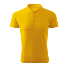 Malfini ADLF03 PIQUE FREE Galléros Férfi póló (sárga, 3XL) Malfini