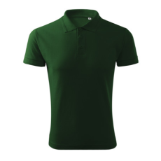 Malfini ADLF03 PIQUE FREE Galléros Férfi póló (üvegzöld, 3XL) Malfini