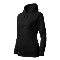 Malfini ADLF14 CAPE FREE Kapucnis női pulóver (fekete, XL) Malfini