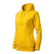 Malfini ADLF14 CAPE FREE Kapucnis női pulóver (sárga, XL) Malfini