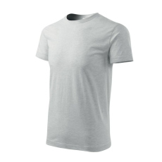 Malfini Basic póló férfi világosszürke melírozott 2XL
