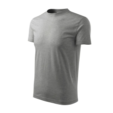Malfini Classic póló unisex sötétszürke melírozott XL