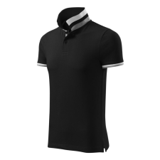 Malfini Collar Up galléros póló férfi fekete 2XL munkaruha