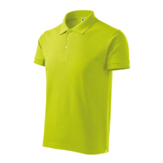 Malfini Cotton galléros póló férfi lime L