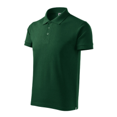 Malfini Cotton Heavy galléros póló férfi dark green 3XL